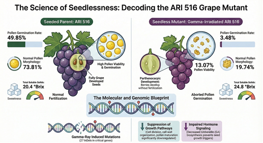 genetic basis of seed-lessness
